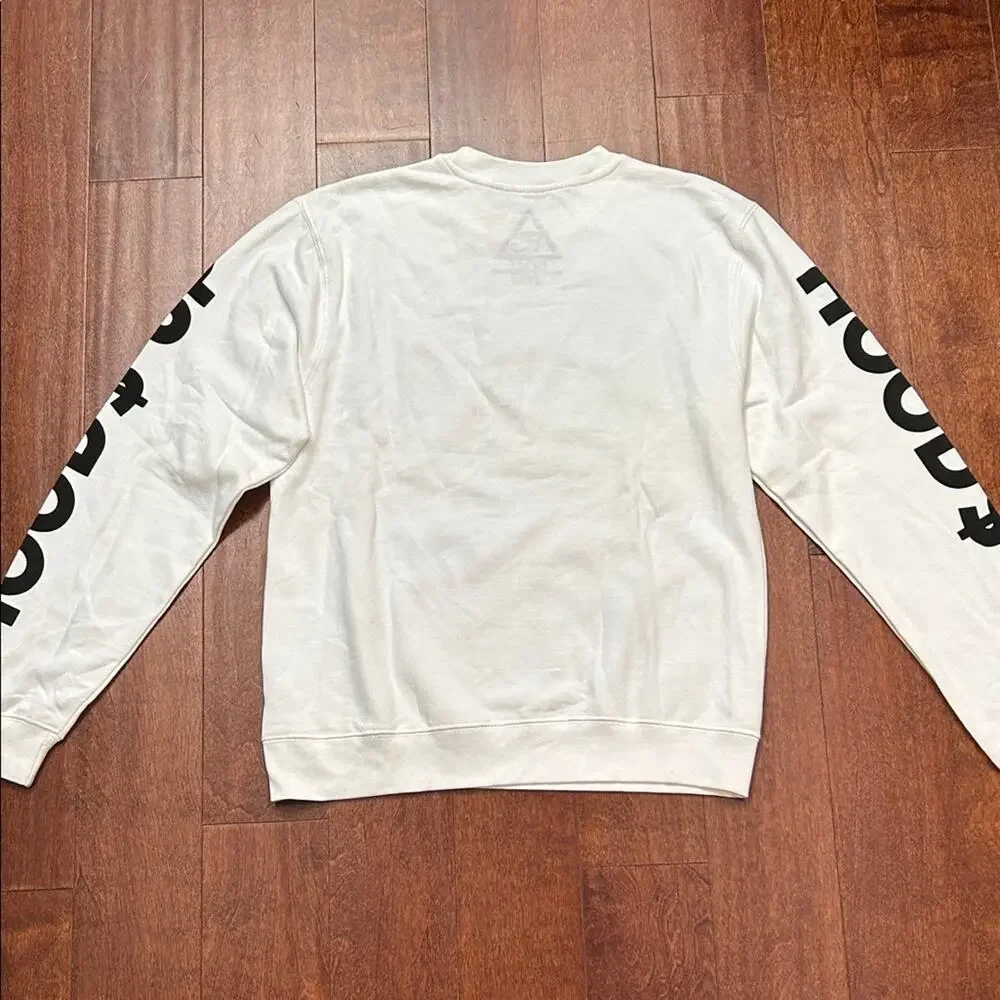 Hoods Up Free Your Mind Graphic Men's Crewneck Sweatshirt, Size Small, NWOT